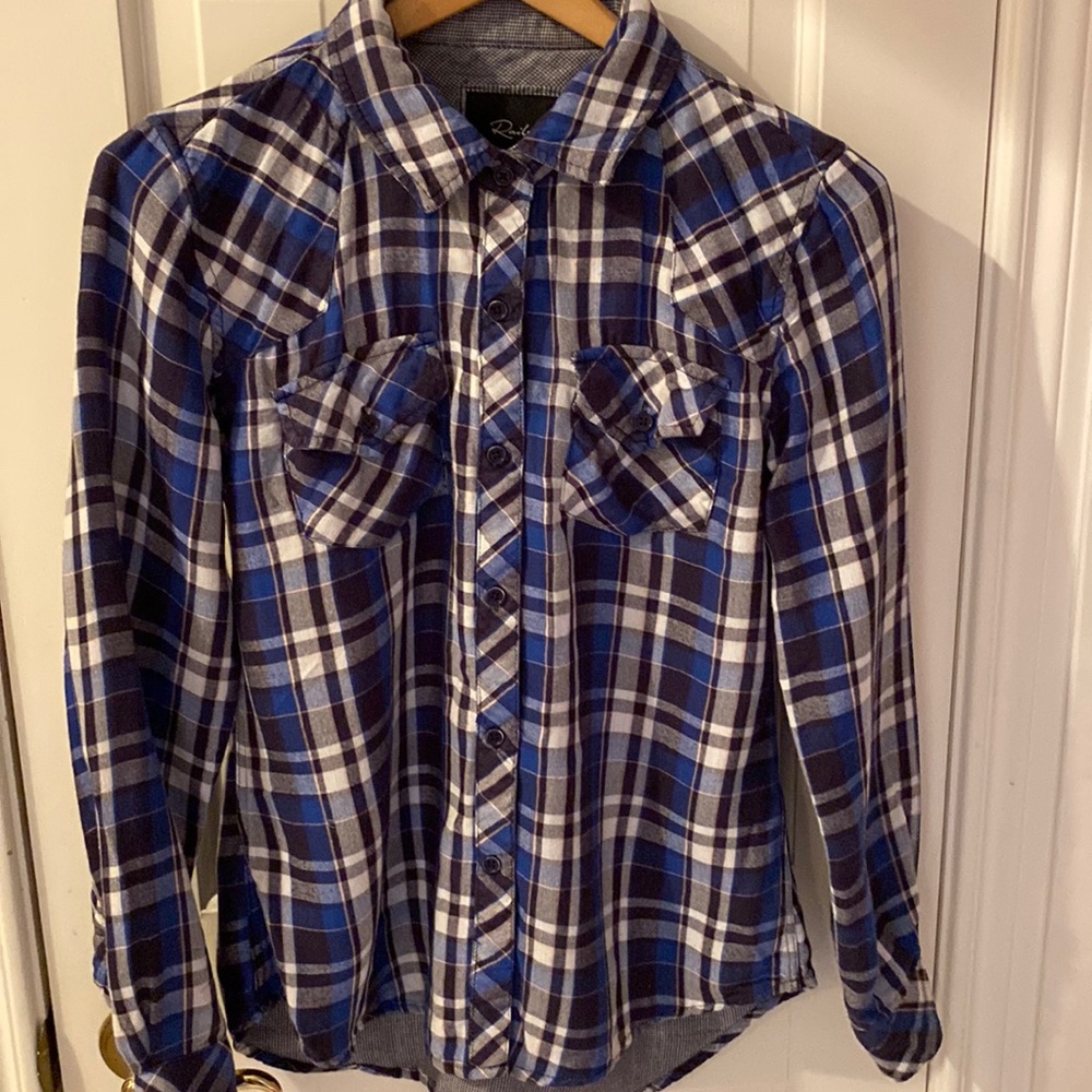 Rails Flannel Plaid Button Down Shirt